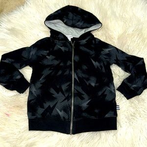 Splendid boys zip hoodie lightening bolts 5/6